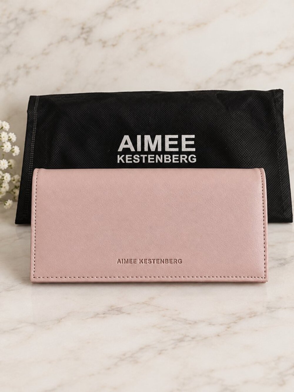 Aimee Kestenberg Marietta Blush Pink Vegan Leather Wallet